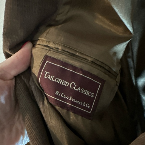 Levi’s Corduroy Jacket Tailored‎ Classics By Levi Strauss Elbow Patches - Picture 3 of 5